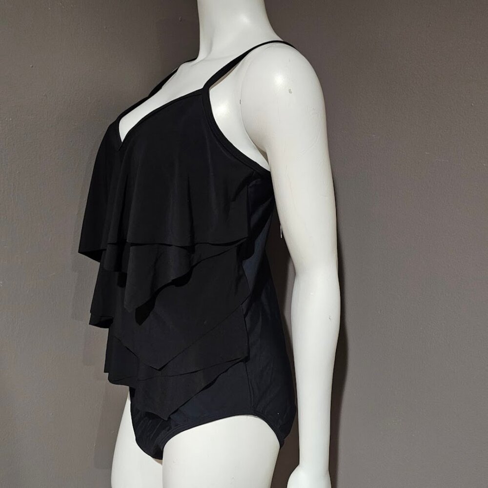 Beyond Control Solid Citizen Tiered One Piece Swimsuit - Picture 3 of 13
